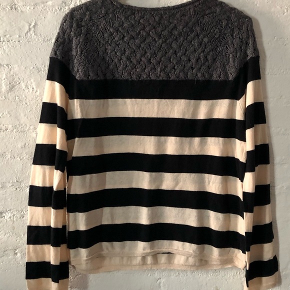 Crewneck Striped knit sweater - Picture 2 of 2